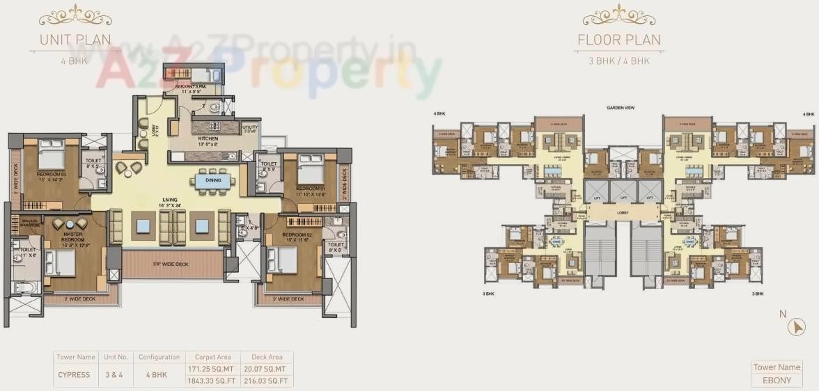 Layout of real estate project Runwal Greenss located at Kurla, MumbaiSuburban, Maharashtra