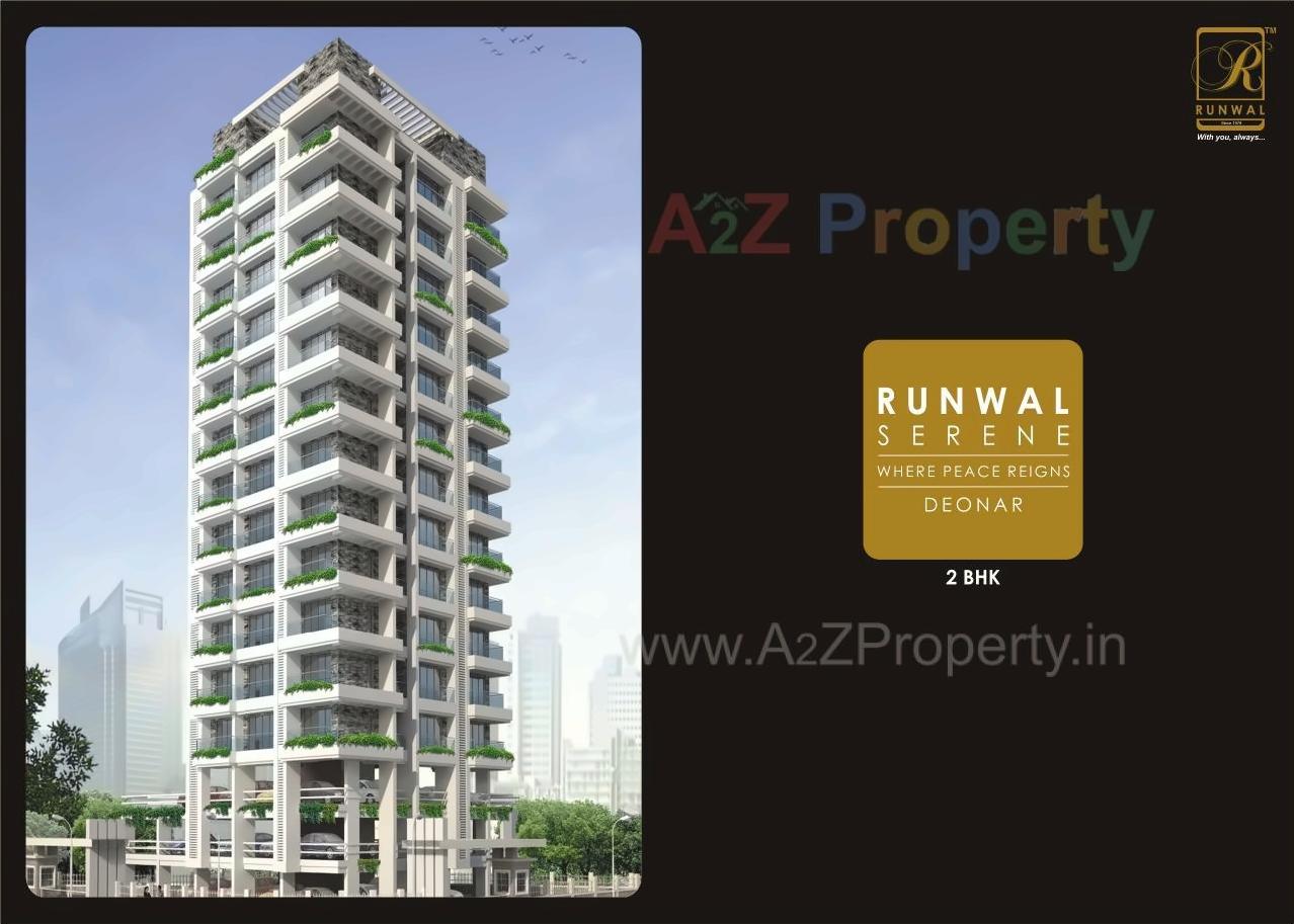 3D Elevation of real estate project Runwal Serene located at Kurla, MumbaiSuburban, Maharashtra