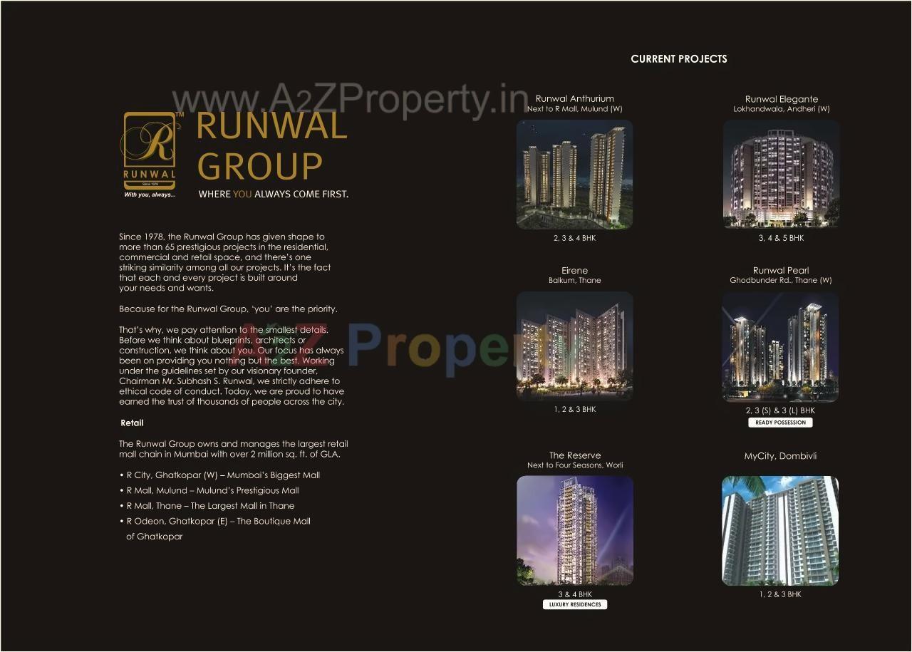  of real estate project Runwal Serene located at Kurla, MumbaiSuburban, Maharashtra