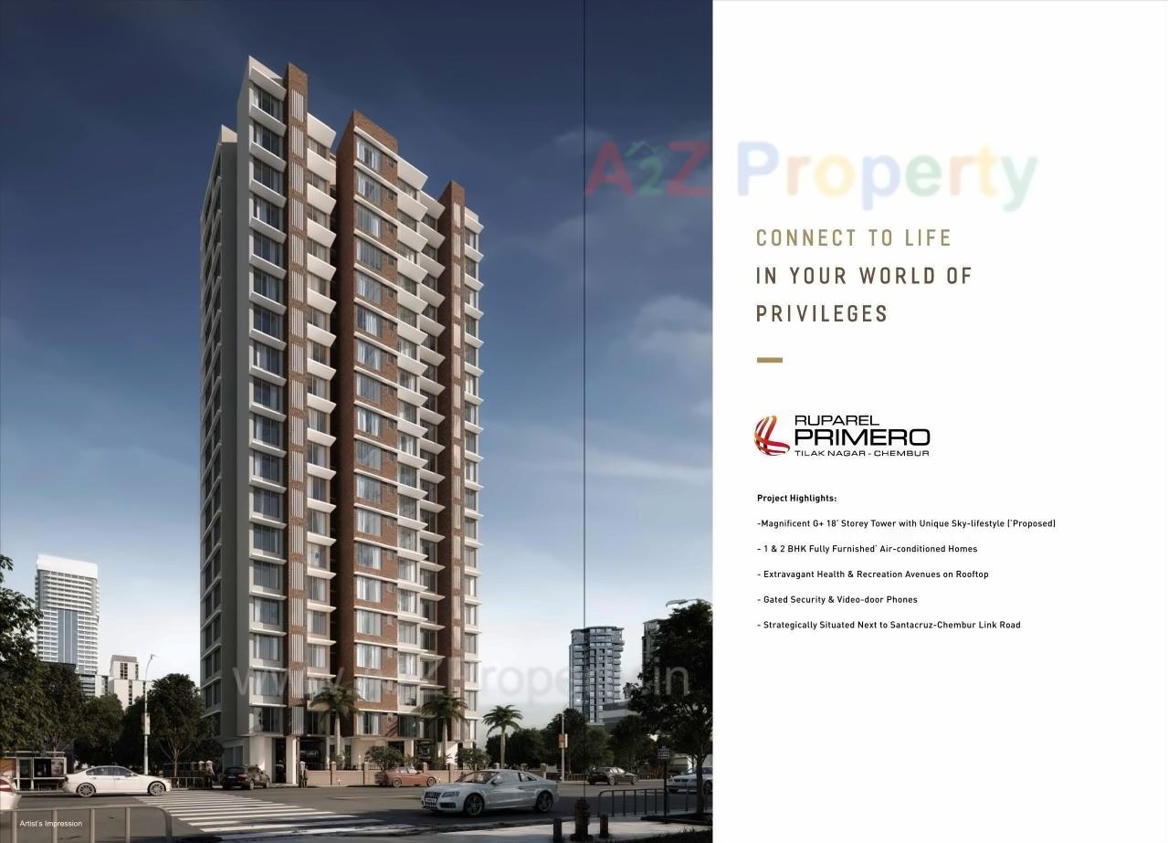 3D Elevation of real estate project Ruparel Primero located at Kurla, MumbaiSuburban, Maharashtra