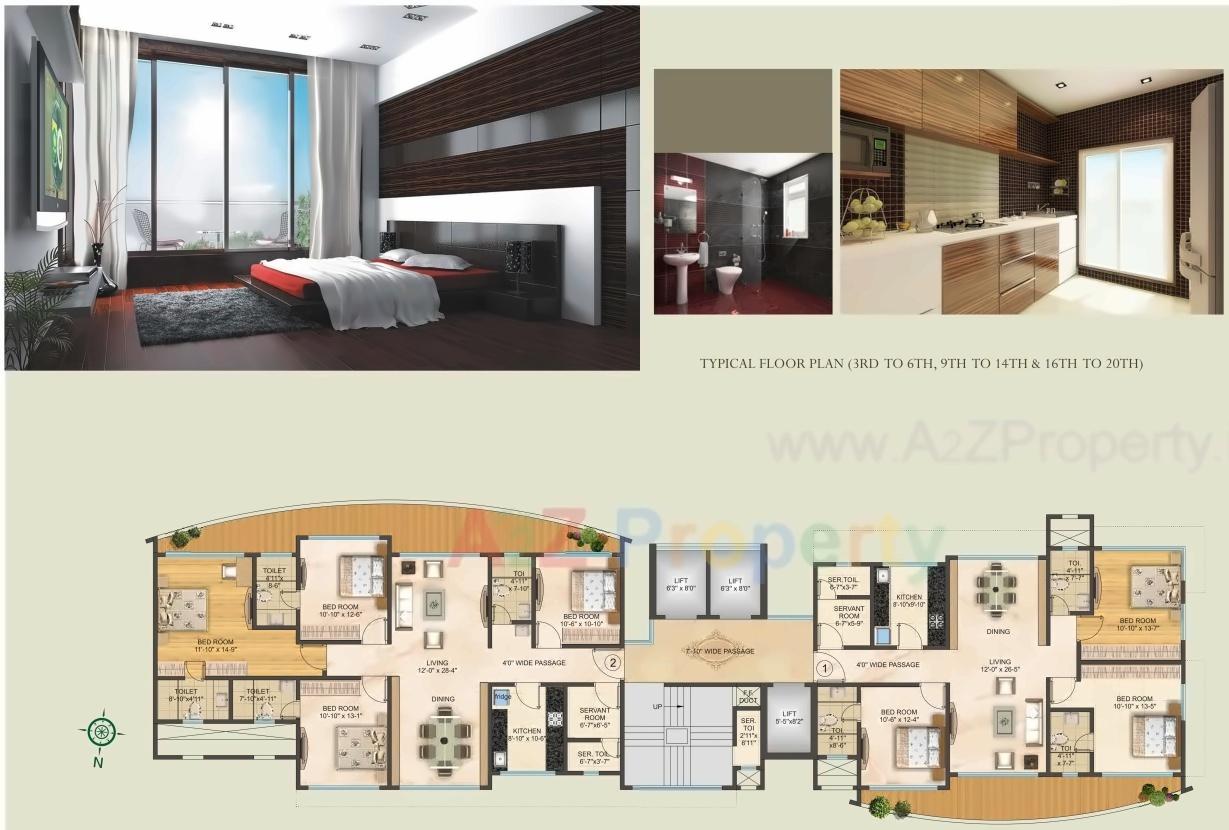 Layout of real estate project Sabari Ashville located at Kurla, MumbaiSuburban, Maharashtra