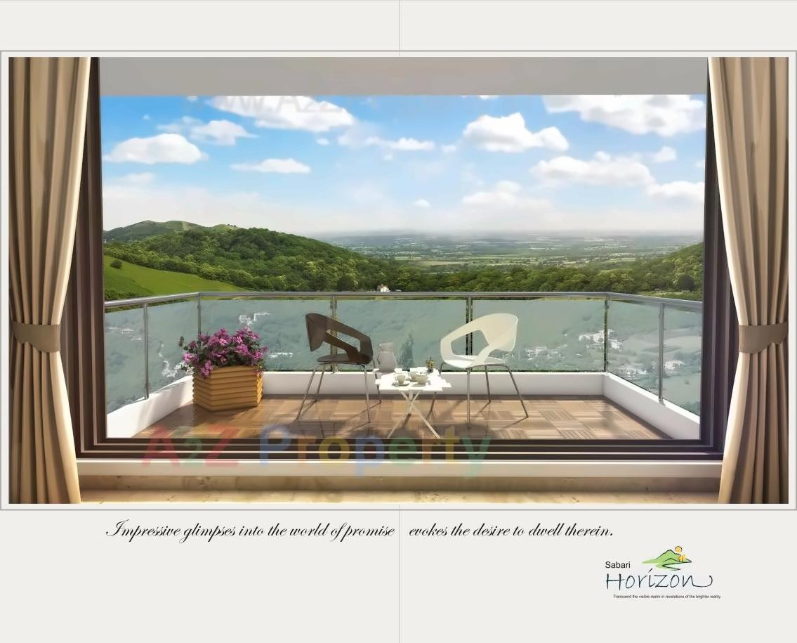 3D Elevation of real estate project Sabari Horizon located at Kurla, MumbaiSuburban, Maharashtra