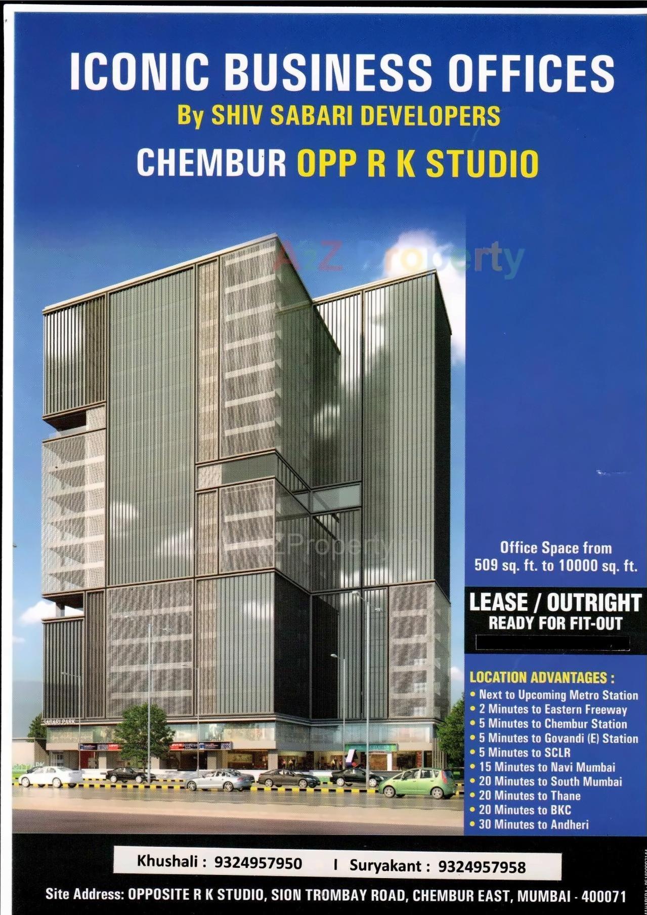 3D Elevation of real estate project Sabari Park located at Kurla, MumbaiSuburban, Maharashtra