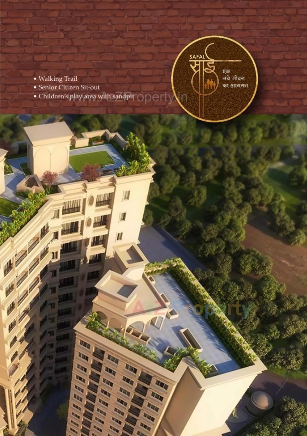 3D Elevation of real estate project Safal Sai located at Kurla, MumbaiSuburban, Maharashtra