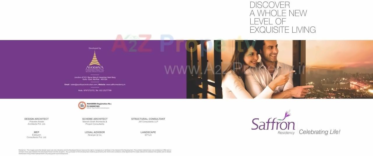  of real estate project Saffron Residency located at Kurla, MumbaiSuburban, Maharashtra