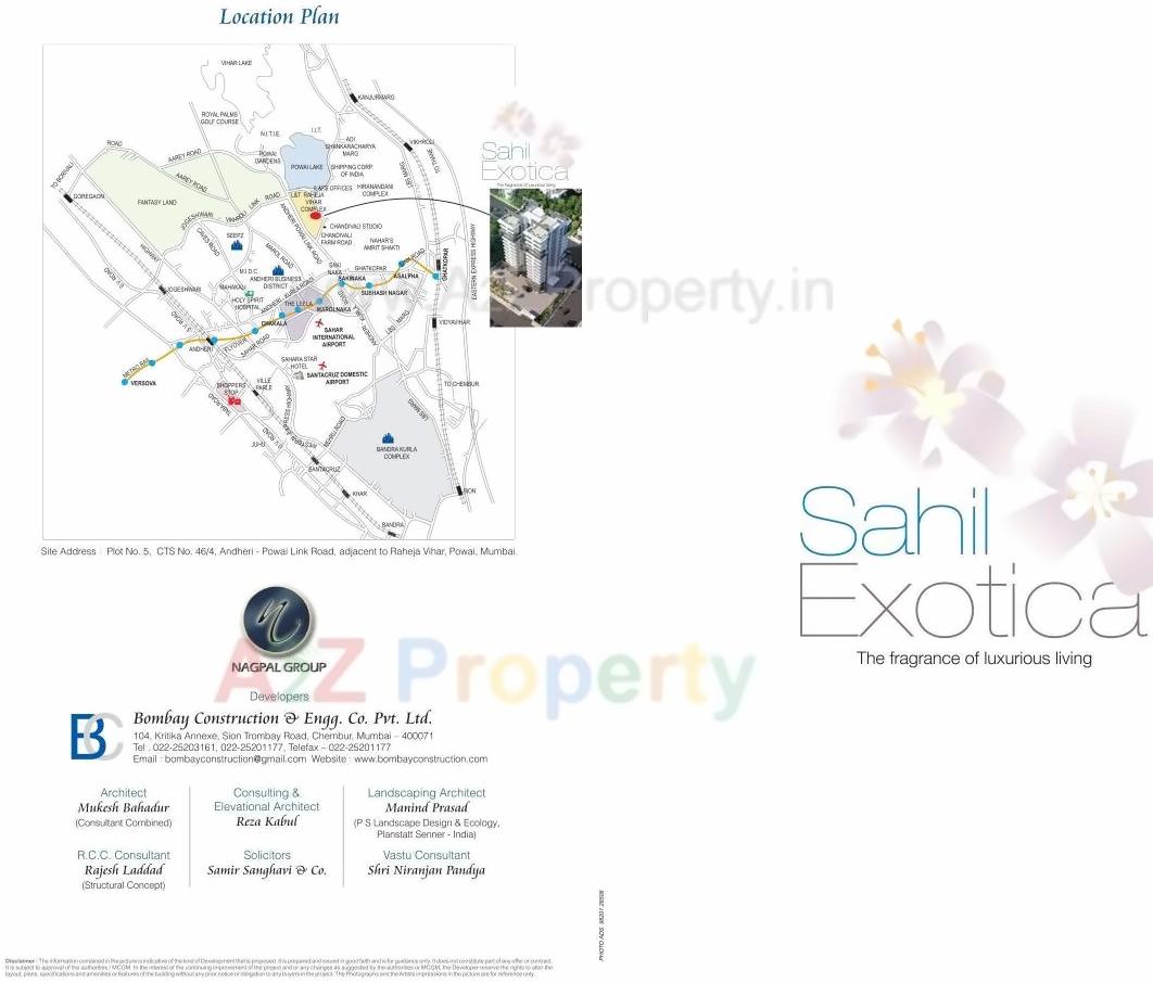  of real estate project Sahil Exotica located at Andheri, MumbaiSuburban, Maharashtra