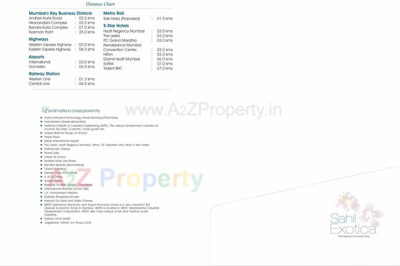  of real estate project Sahil Exotica located at Andheri, MumbaiSuburban, Maharashtra