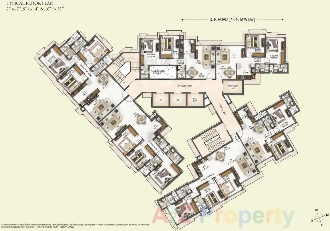 Layout of real estate project Sai Samast located at Kurla, MumbaiSuburban, Maharashtra