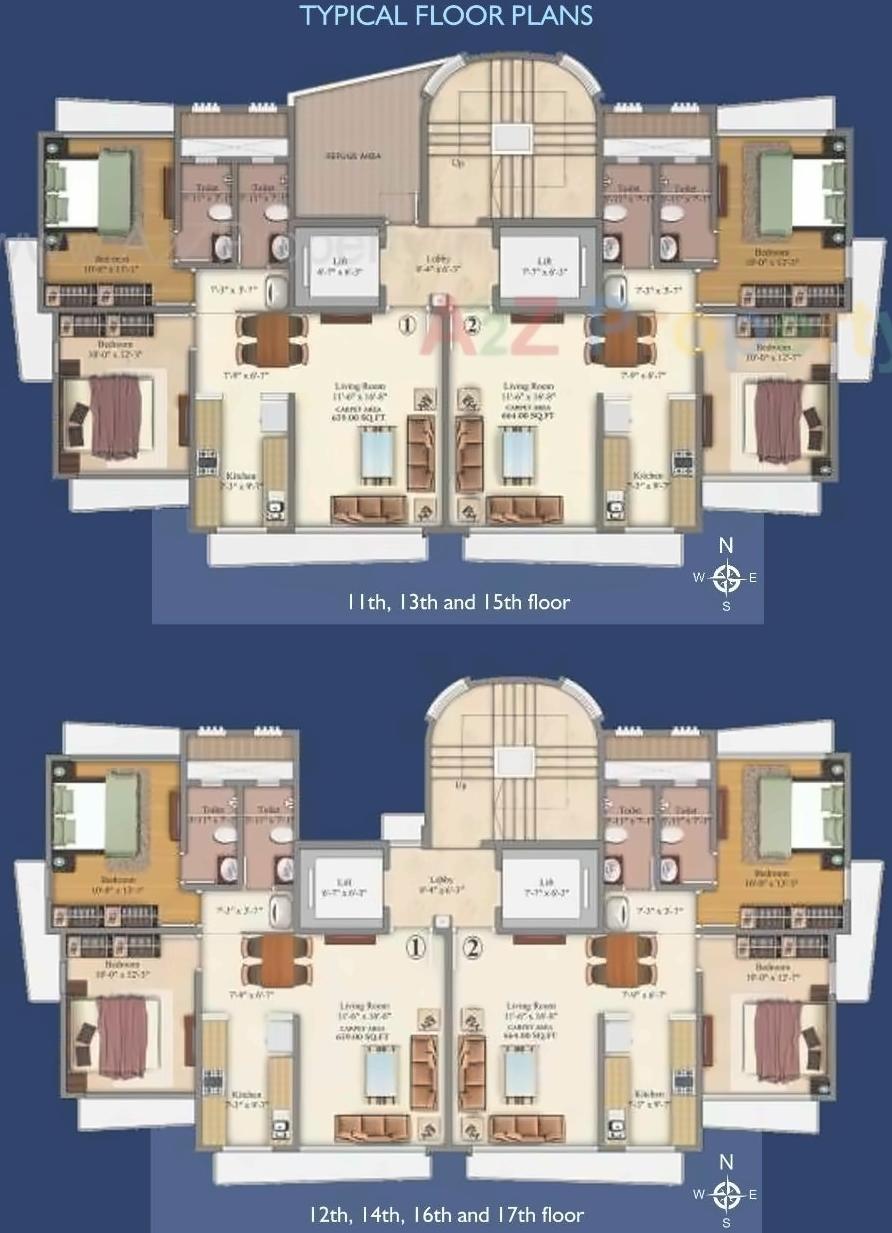 Layout of real estate project Sainath Madhuban located at Kurla, MumbaiSuburban, Maharashtra
