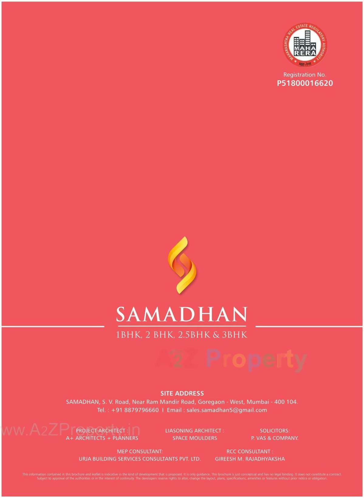  of real estate project Samadhan located at Andheri, MumbaiSuburban, Maharashtra