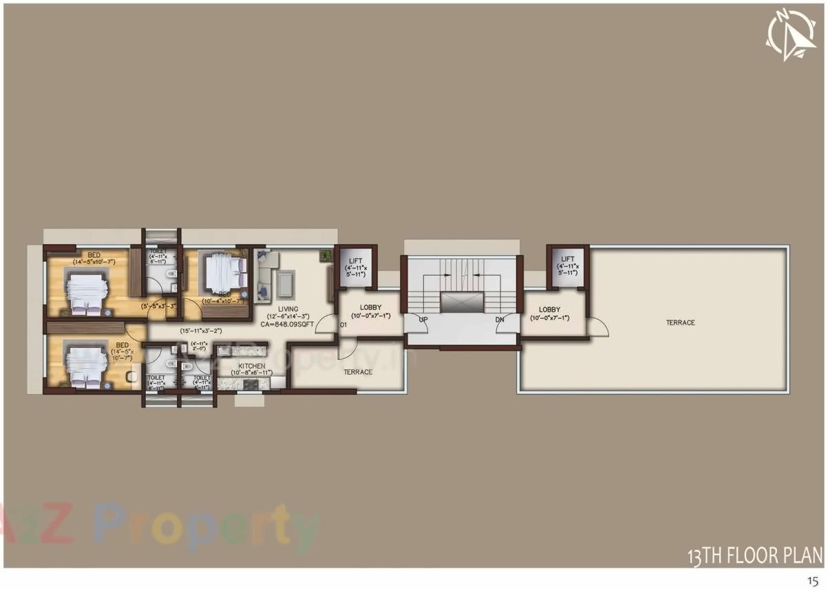Layout of real estate project Samta located at Borivali, MumbaiSuburban, Maharashtra