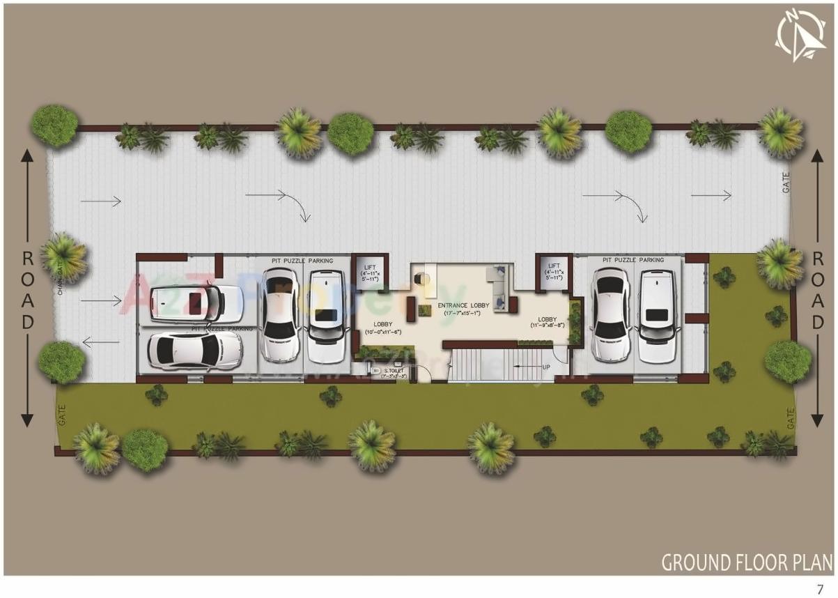 Layout of real estate project Samta located at Borivali, MumbaiSuburban, Maharashtra