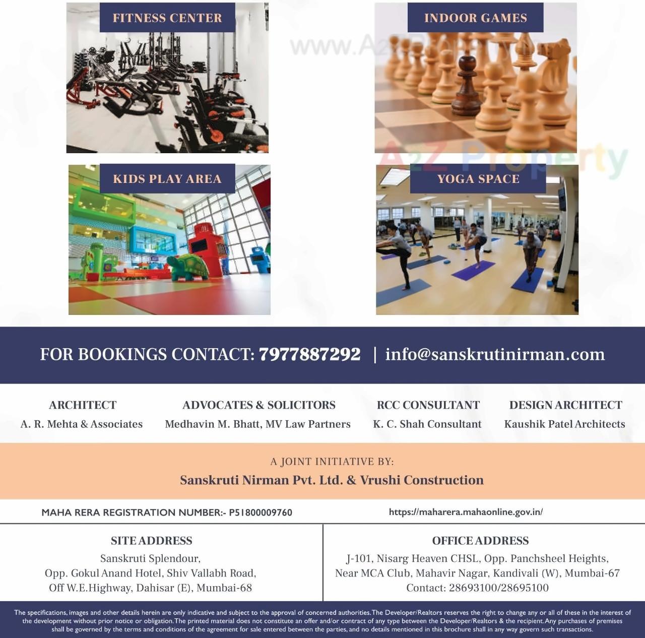  of real estate project Sanskruti Splendour located at Borivali, MumbaiSuburban, Maharashtra