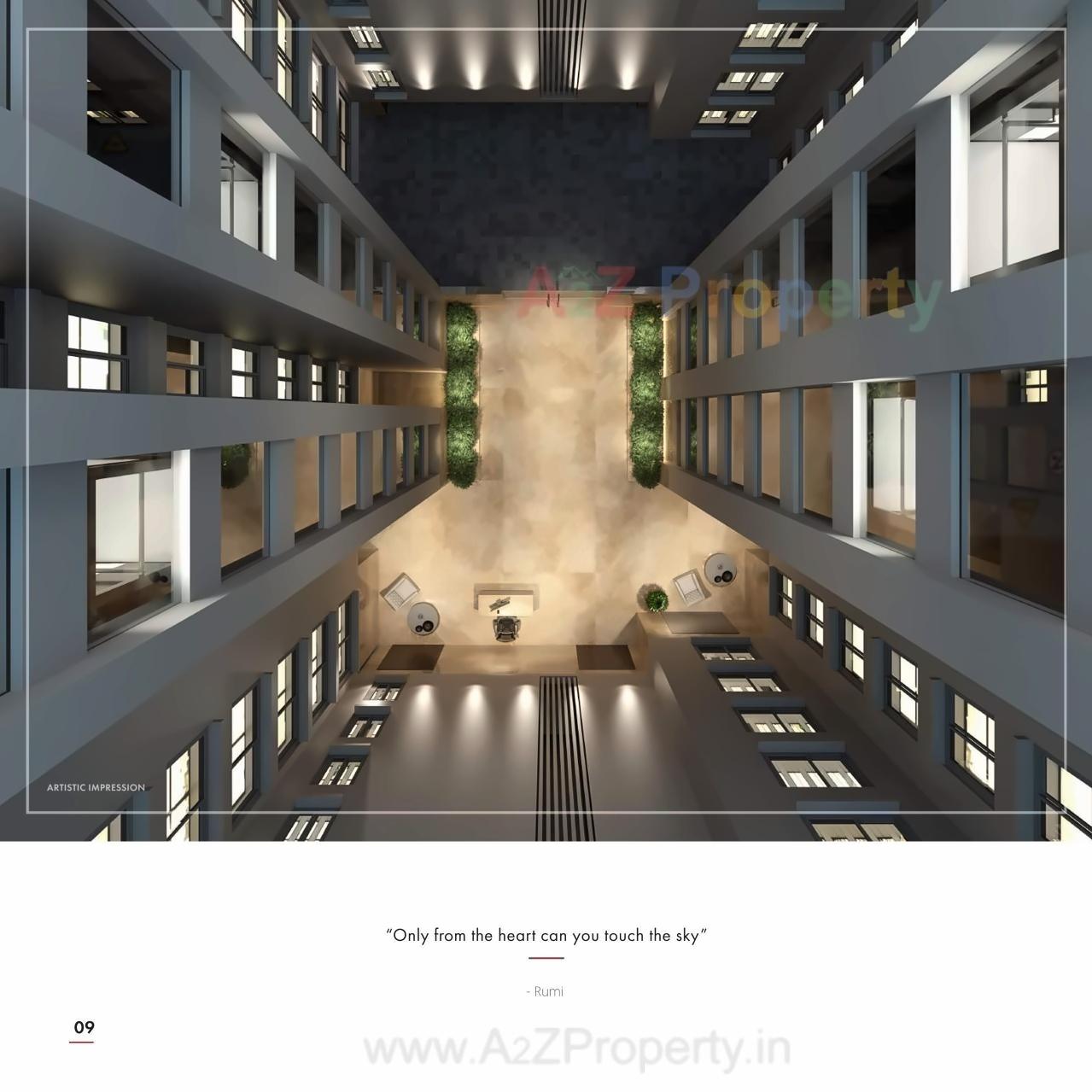 3D Elevation of real estate project Satellite Glory located at Andheri, MumbaiSuburban, Maharashtra