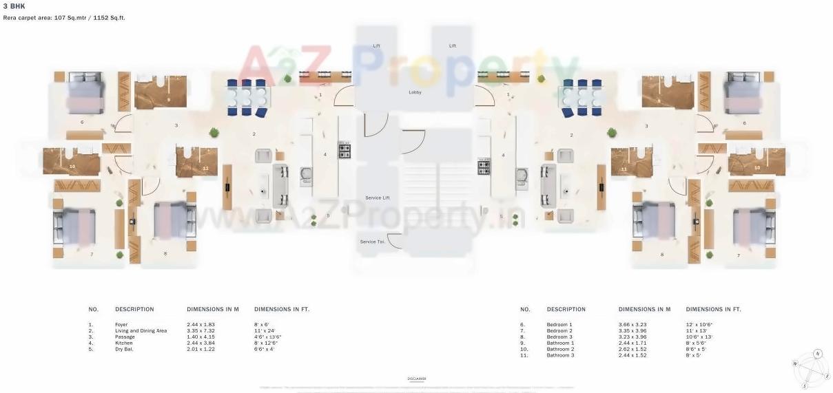Layout of real estate project Satellite Glory located at Andheri, MumbaiSuburban, Maharashtra