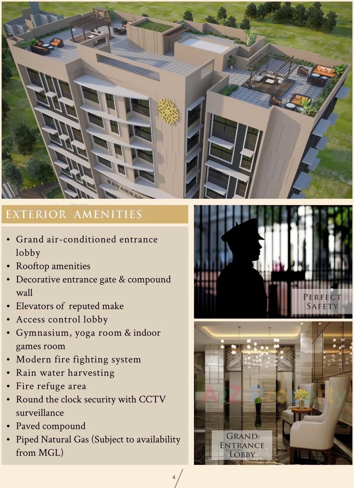 3D Elevation of real estate project Savannah Avalon located at Andheri, MumbaiSuburban, Maharashtra