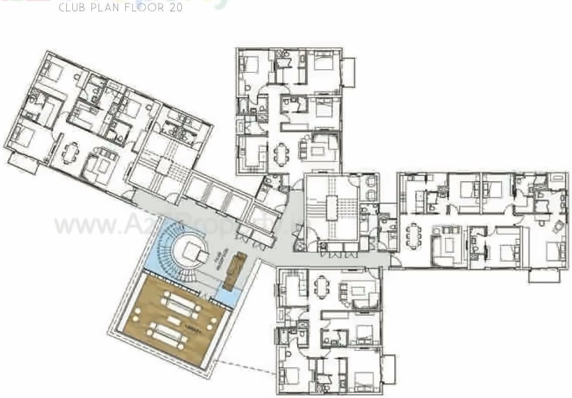Layout of real estate project Serendipity At Bkc located at Andheri, MumbaiSuburban, Maharashtra