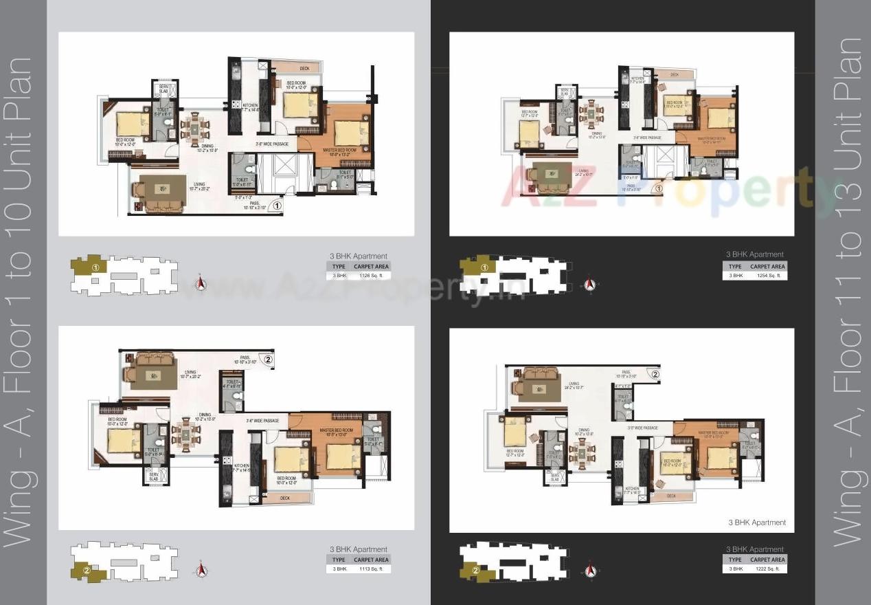 Layout of real estate project Serenity Heights located at Kurla, MumbaiSuburban, Maharashtra