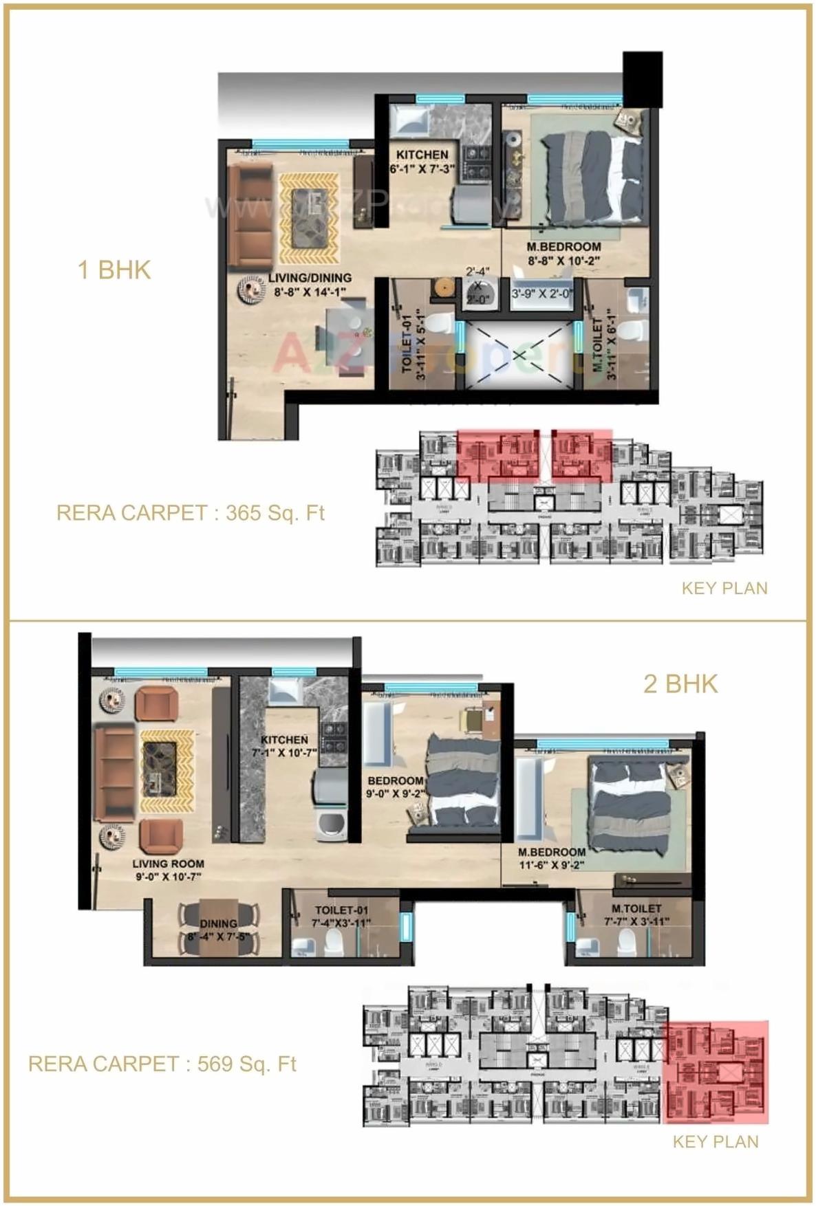 Layout of real estate project Sethia Imperial Avenue located at Borivali, MumbaiSuburban, Maharashtra