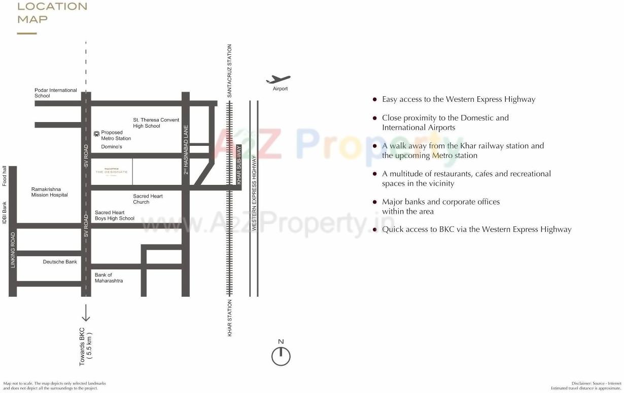 Layout of real estate project Shapoorji Pallonji The Designate located at Andheri, MumbaiSuburban, Maharashtra