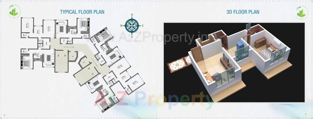 Layout of real estate project Shashwat Park located at Kurla, MumbaiSuburban, Maharashtra