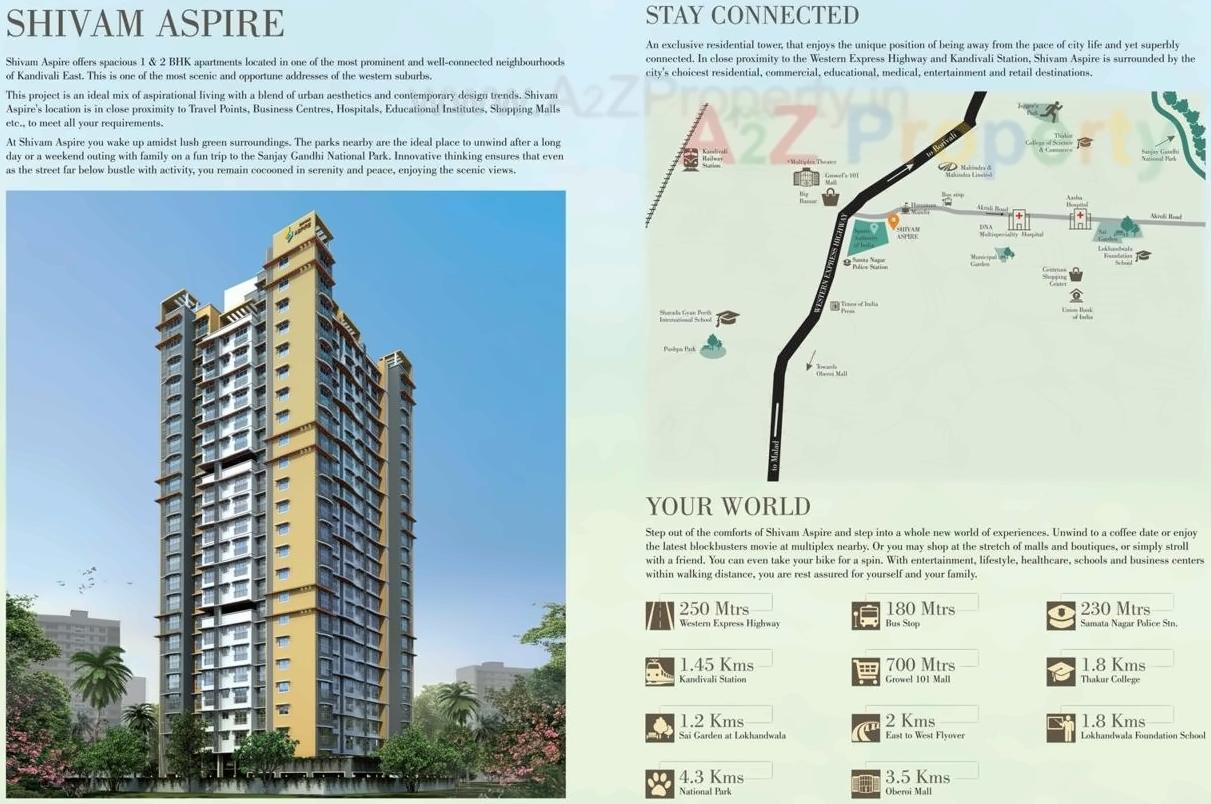  of real estate project Shivam Aspire located at Borivali, MumbaiSuburban, Maharashtra