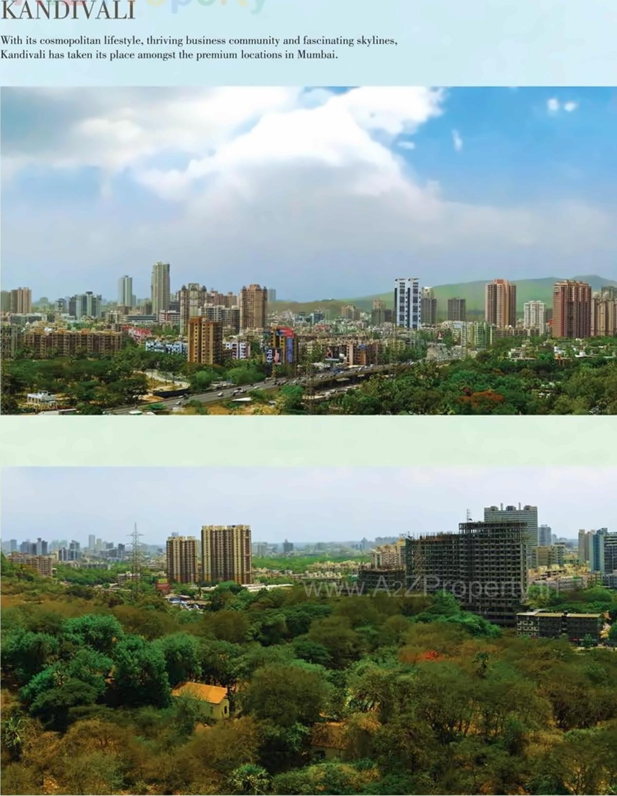 3D Elevation of real estate project Shivam Aspire located at Borivali, MumbaiSuburban, Maharashtra