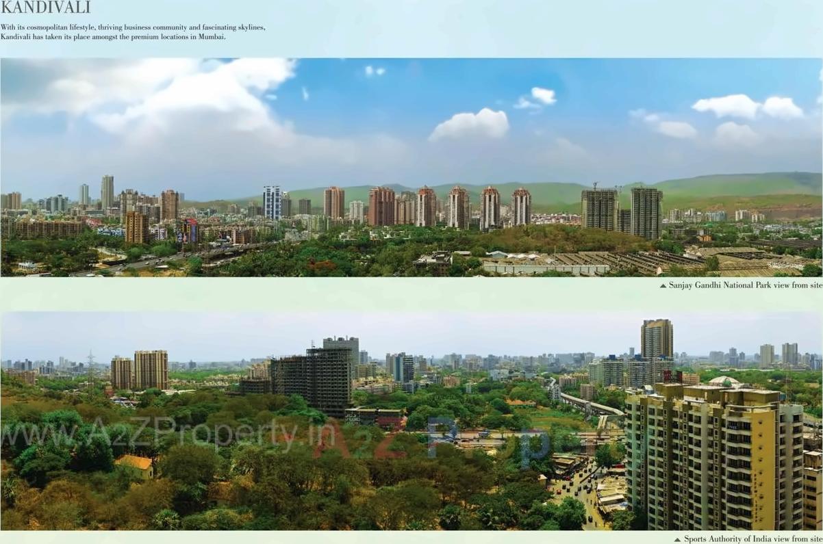 3D Elevation of real estate project Shivam Aspire located at Borivali, MumbaiSuburban, Maharashtra