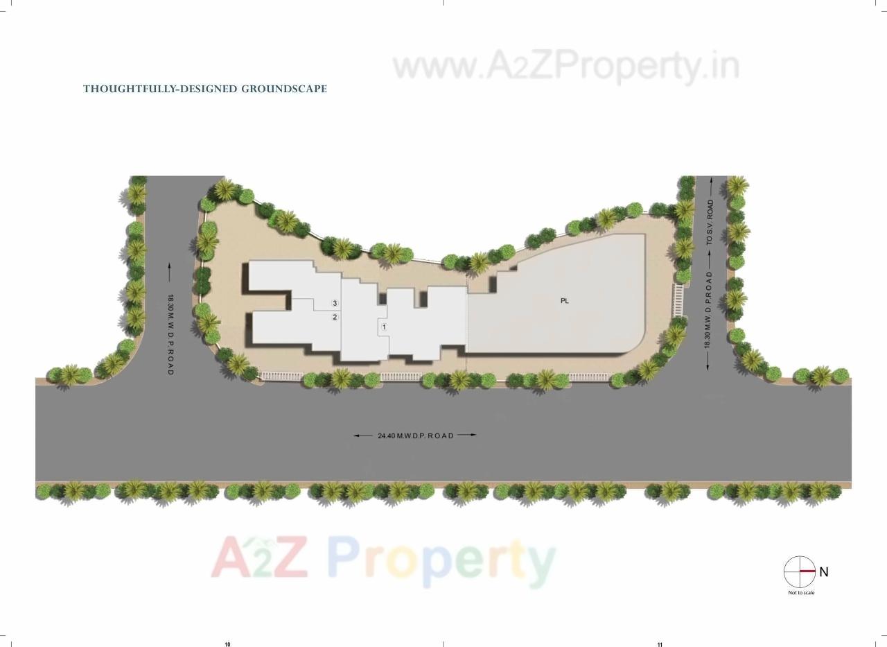 Layout of real estate project Shree Madhuvandham located at Borivali, MumbaiSuburban, Maharashtra