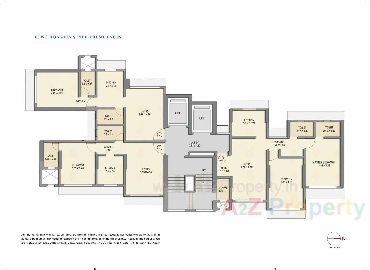 Layout of real estate project Shree Madhuvandham located at Borivali, MumbaiSuburban, Maharashtra