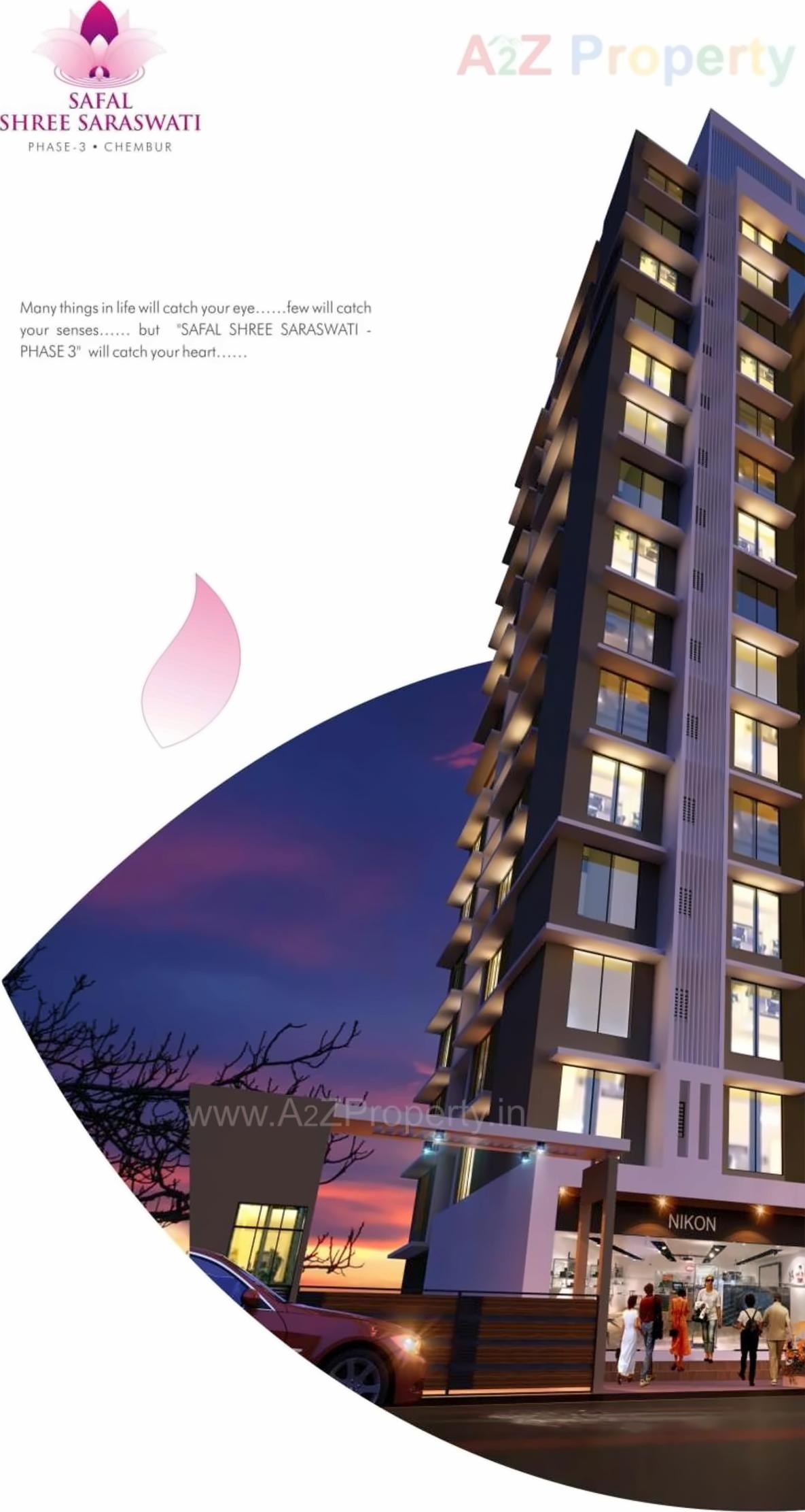 3D Elevation of real estate project Shree Saraswati Chsl Plot located at Kurla, MumbaiSuburban, Maharashtra