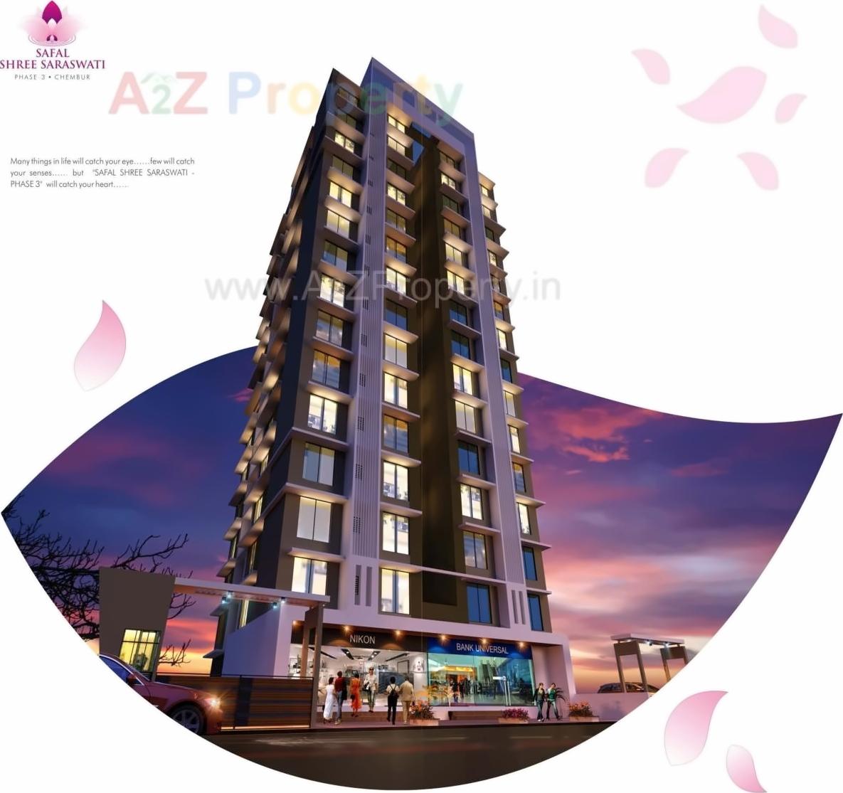 3D Elevation of real estate project Shree Saraswati Chsl Plot located at Kurla, MumbaiSuburban, Maharashtra