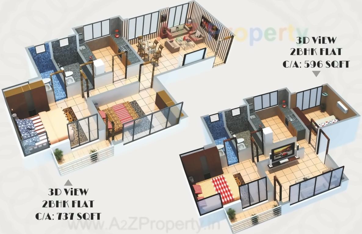 Layout of real estate project Shree Sati Ashish Co Op Housing Society located at Kurla, MumbaiSuburban, Maharashtra
