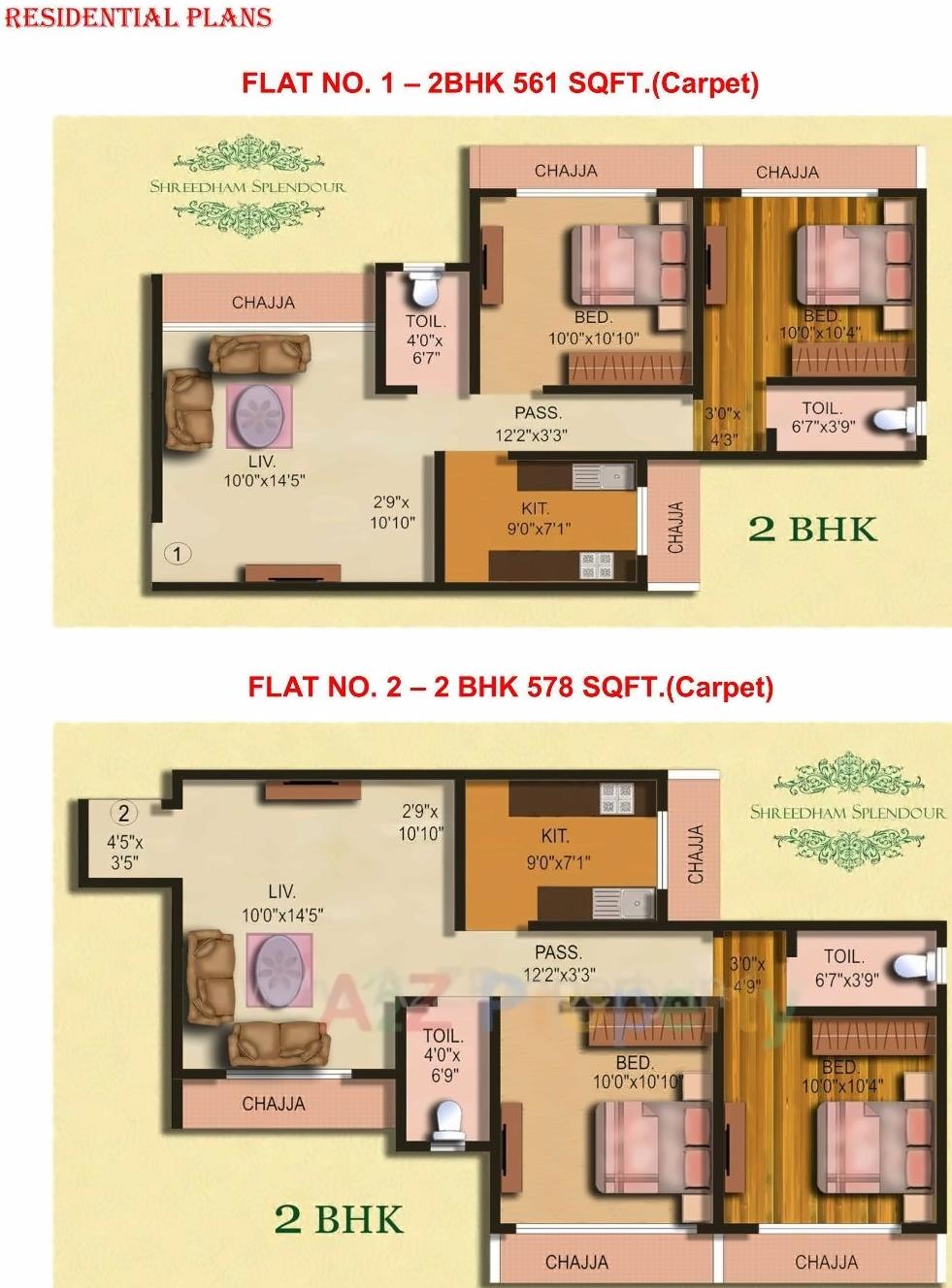 Layout of real estate project Shreedham Splendour located at Andheri, MumbaiSuburban, Maharashtra