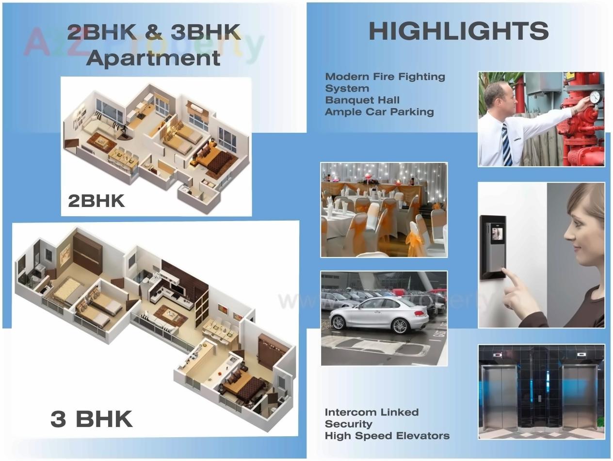 Layout of real estate project Shreeji Atlantis located at Borivali, MumbaiSuburban, Maharashtra