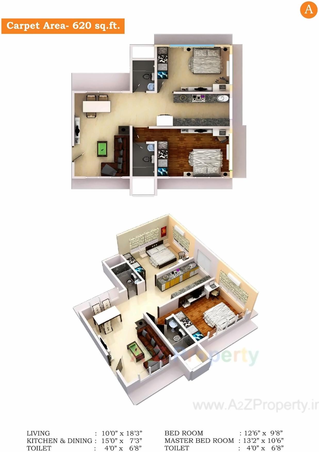 Layout of real estate project Shubh Mangal located at Andheri, MumbaiSuburban, Maharashtra