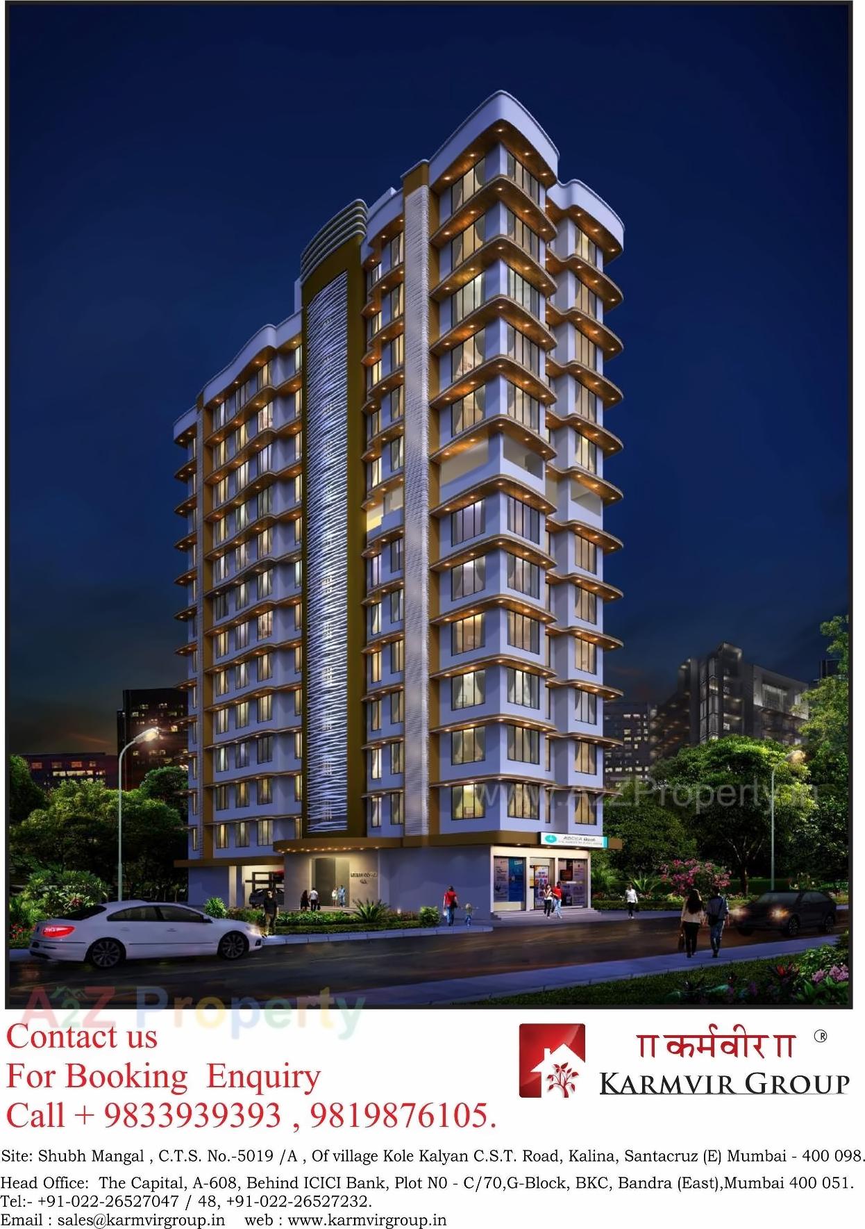 3D Elevation of real estate project Shubh Mangal located at Andheri, MumbaiSuburban, Maharashtra