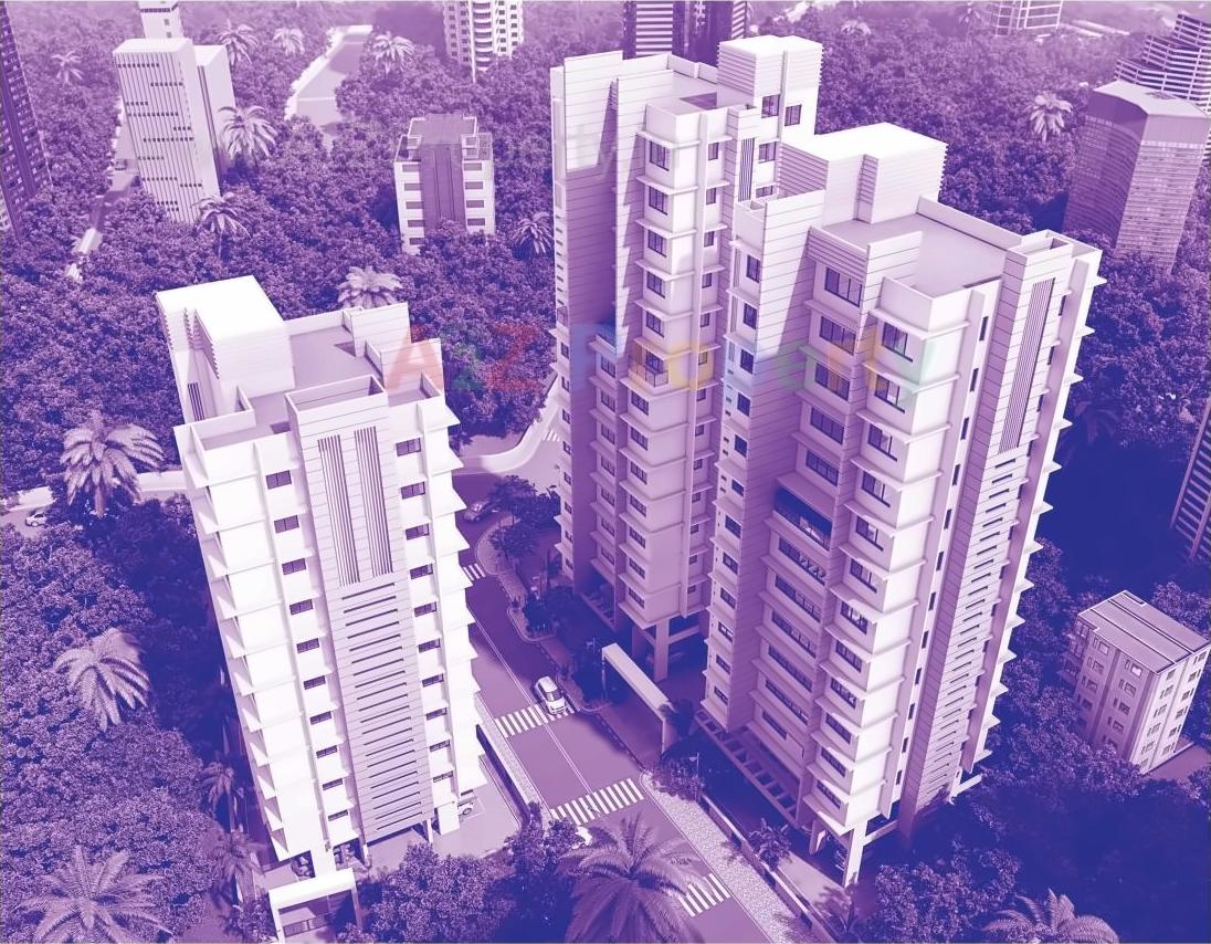 3D Elevation of real estate project Shubham Trident   Sundew, Sunrise Sunglow located at Kurla, MumbaiSuburban, Maharashtra