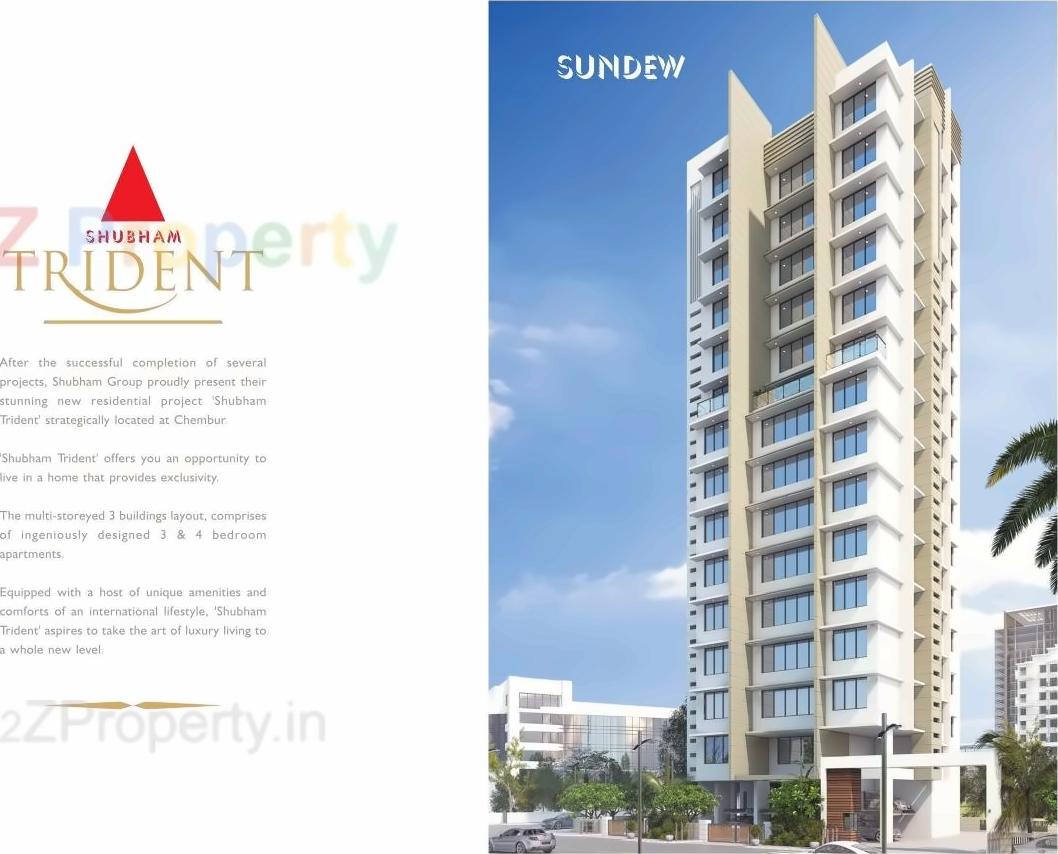 3D Elevation of real estate project Shubham Trident   Sundew, Sunrise Sunglow located at Kurla, MumbaiSuburban, Maharashtra