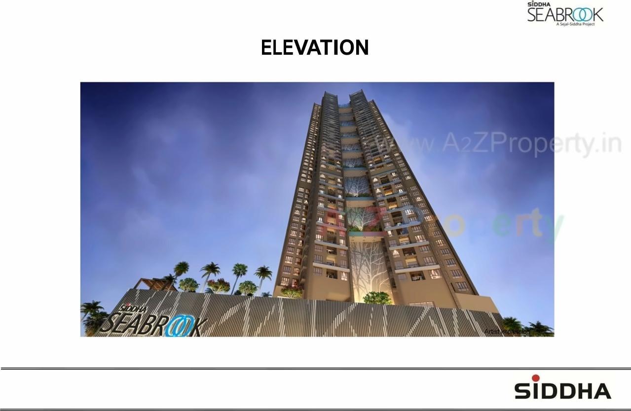 3D Elevation of real estate project Siddha Seabrook located at Borivali, MumbaiSuburban, Maharashtra