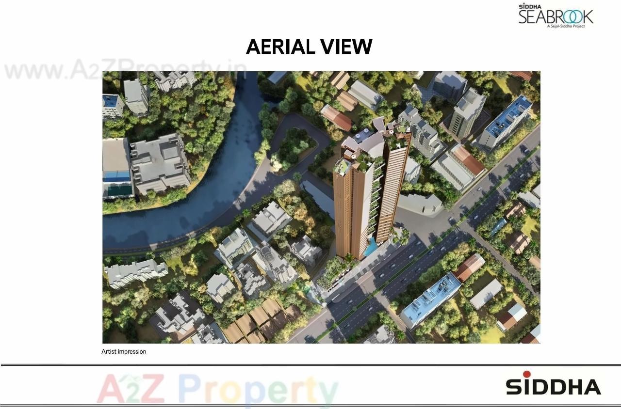 3D Elevation of real estate project Siddha Seabrook located at Borivali, MumbaiSuburban, Maharashtra
