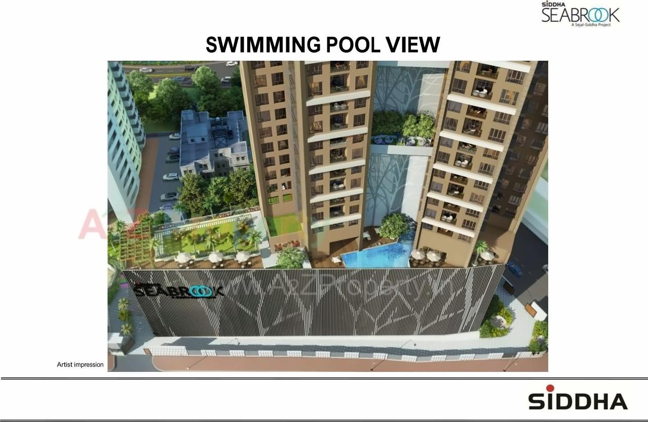 3D Elevation of real estate project Siddha Seabrook located at Borivali, MumbaiSuburban, Maharashtra