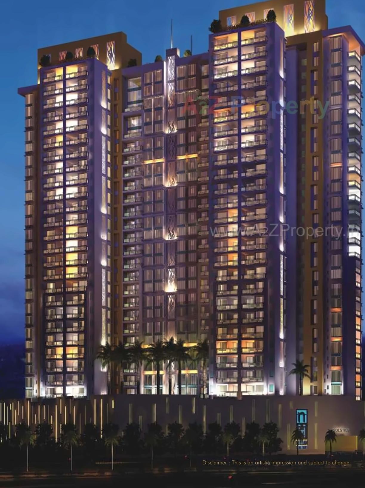 3D Elevation of real estate project Solstice located at Kurla, MumbaiSuburban, Maharashtra