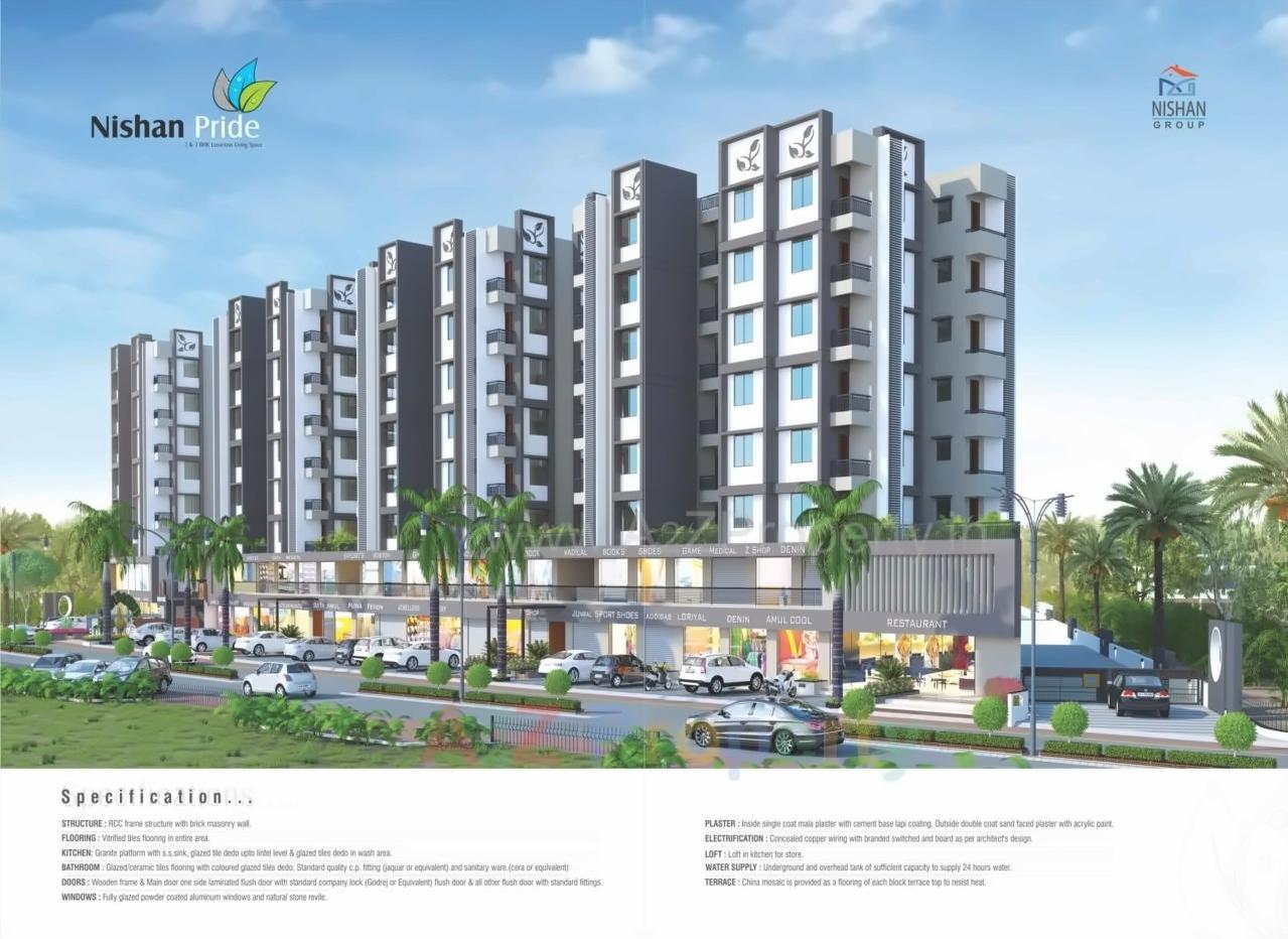 3D Elevation of real estate project Stadium View located at Andheri, MumbaiSuburban, Maharashtra