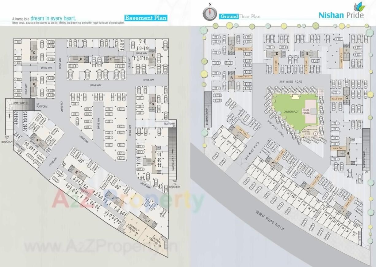 Layout of real estate project Stadium View located at Andheri, MumbaiSuburban, Maharashtra