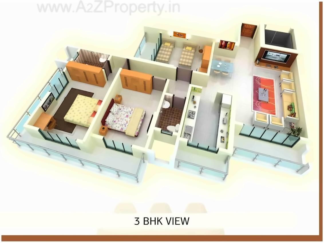 Layout of real estate project Stella Sapphire located at Kurla, MumbaiSuburban, Maharashtra