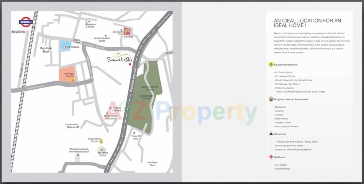  of real estate project Sumukh Hills located at Borivali, MumbaiSuburban, Maharashtra