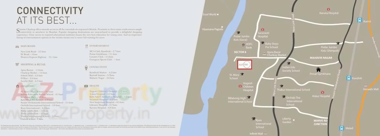  of real estate project Sunrise Charkop located at Borivali, MumbaiSuburban, Maharashtra