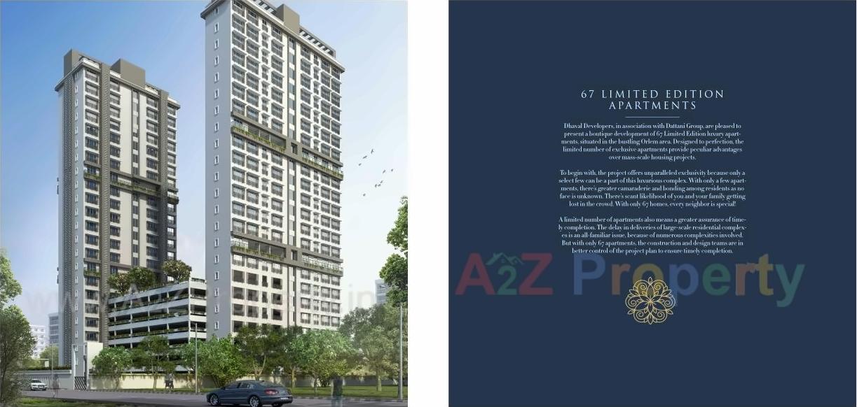 3D Elevation of real estate project Sunrise Orlem located at Borivali, MumbaiSuburban, Maharashtra