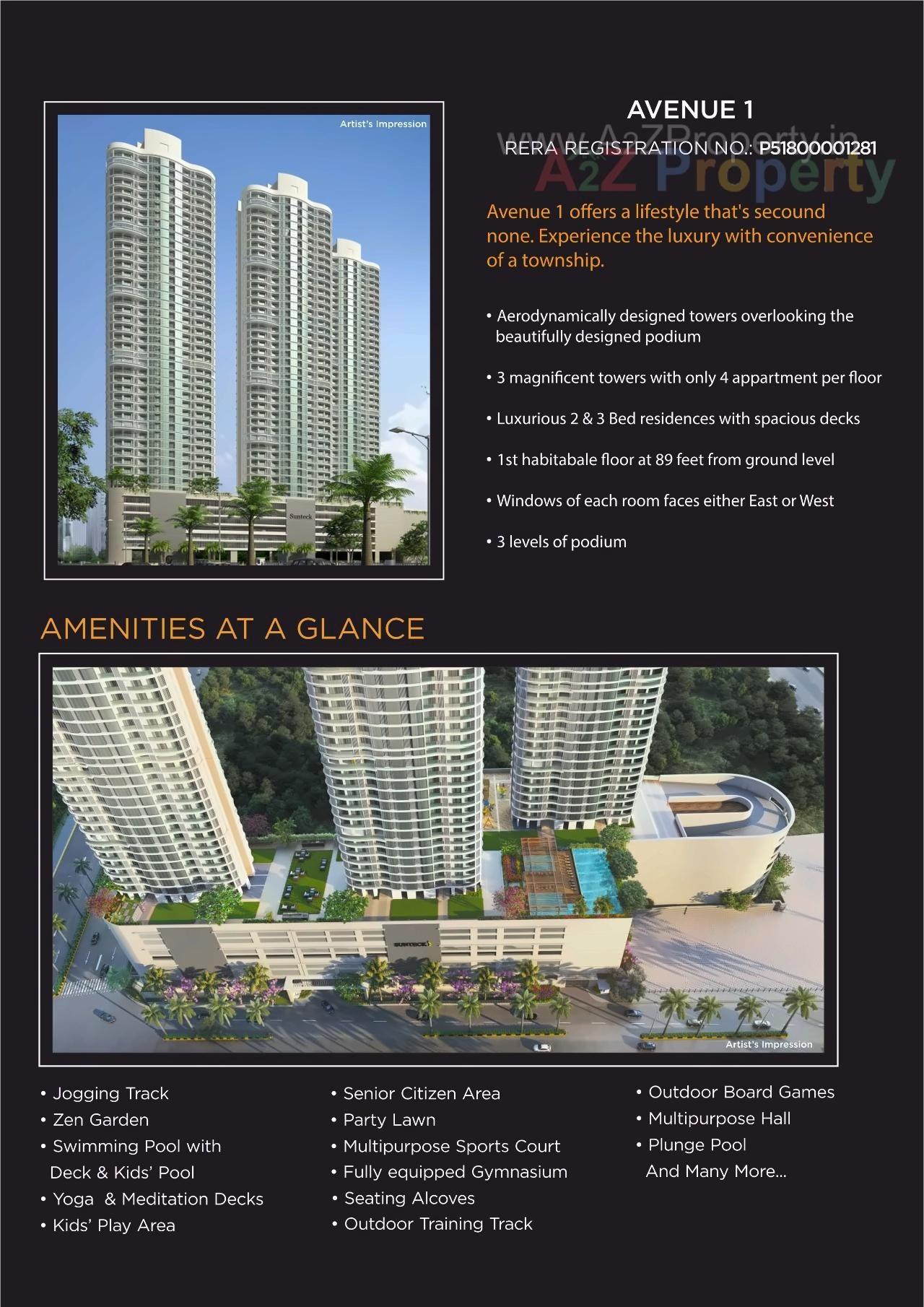  of real estate project Sunteck City Avenue located at Borivali, MumbaiSuburban, Maharashtra